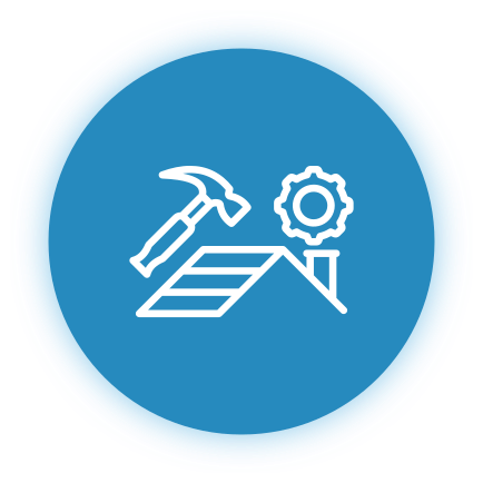 Roof repair icon
